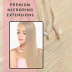 Premium Microring Extensions - Hair2Heart Echthaar