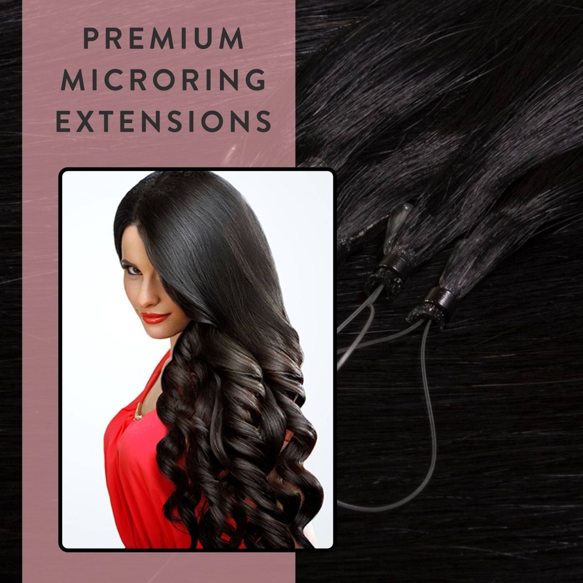 Premium Microring Extensions - Hair2Heart Echthaar