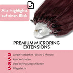 Premium Microring Extensions - Hair2Heart Echthaar