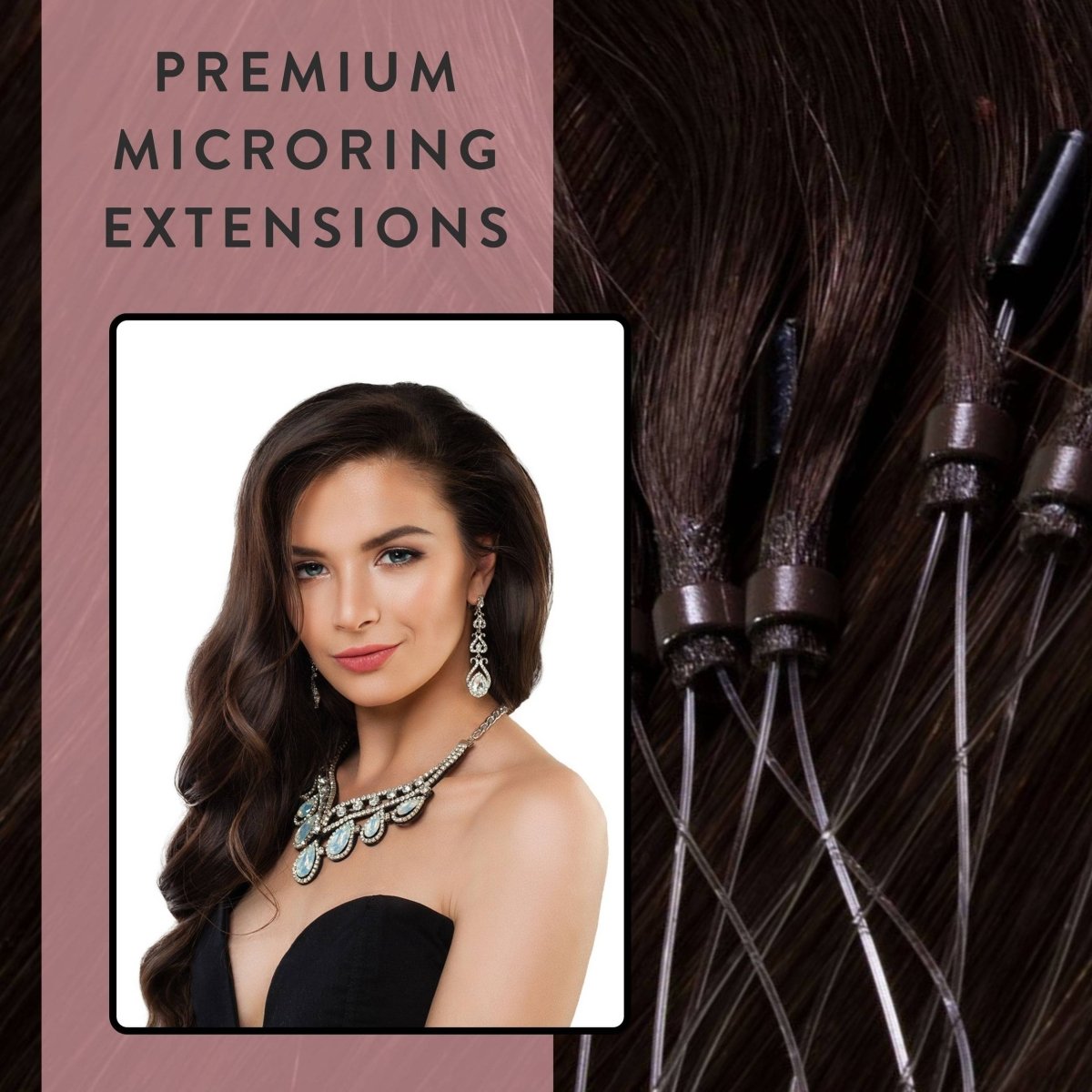 Premium Microring Extensions - Hair2Heart Echthaar