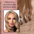 Premium Microring Extensions - Hair2Heart Echthaar