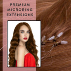 Premium Microring Extensions - Hair2Heart Echthaar