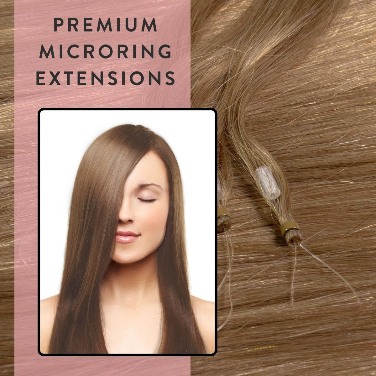 Premium Microring Extensions - Hair2Heart Echthaar