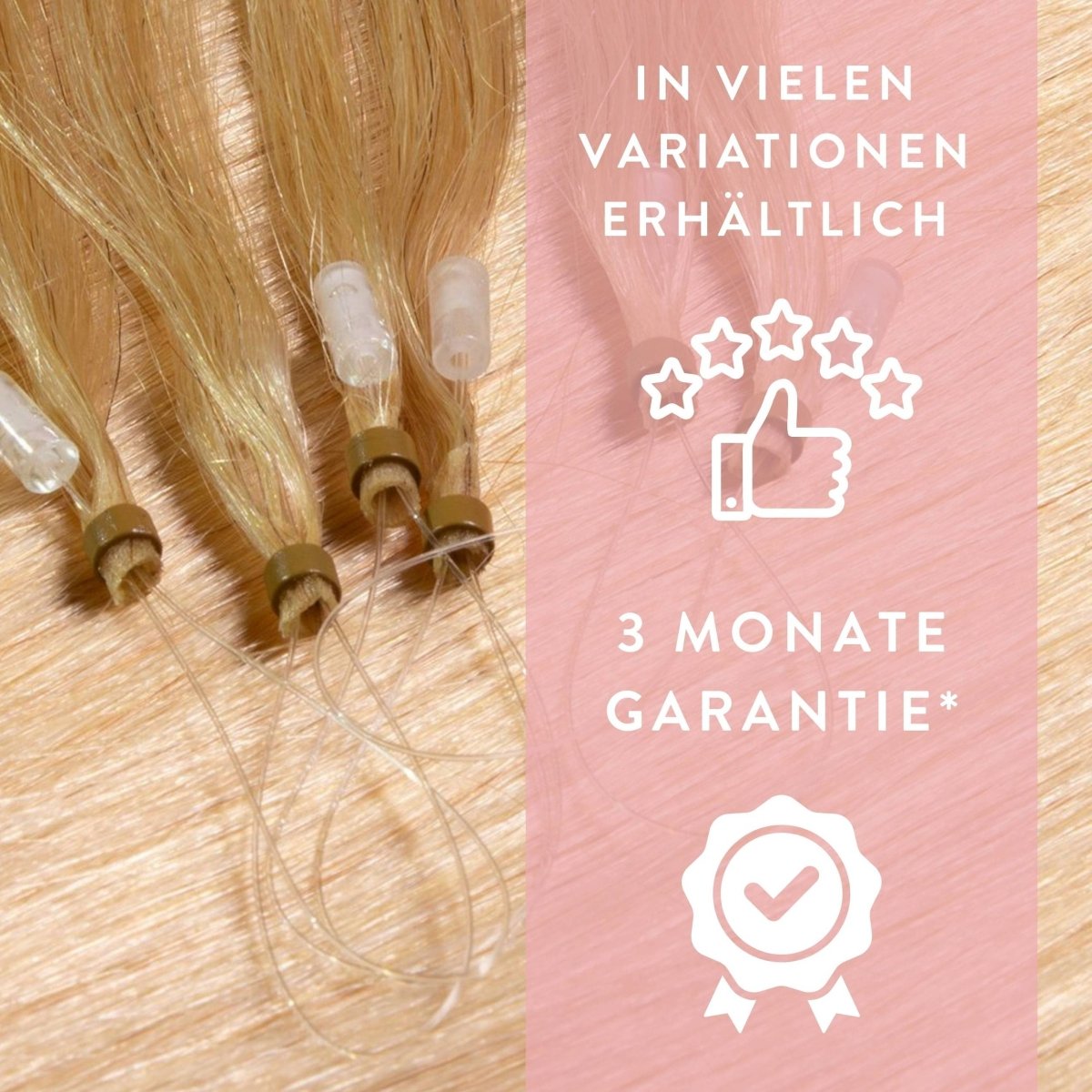Premium Microring Extensions - Hair2Heart Echthaar