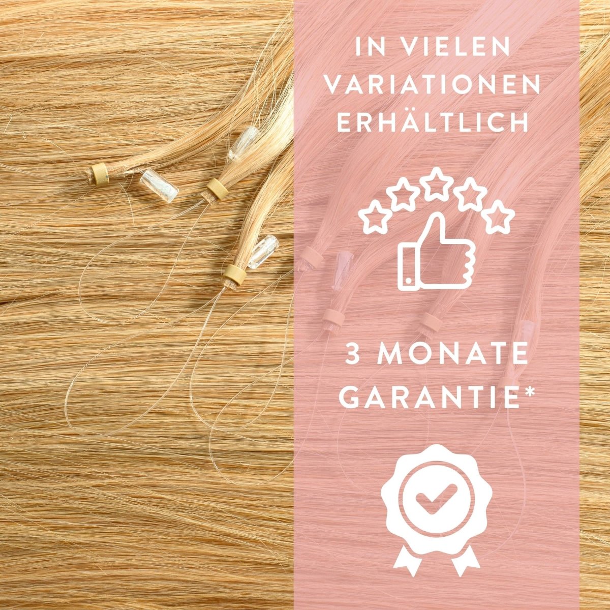 Premium Microring Extensions - Hair2Heart Echthaar