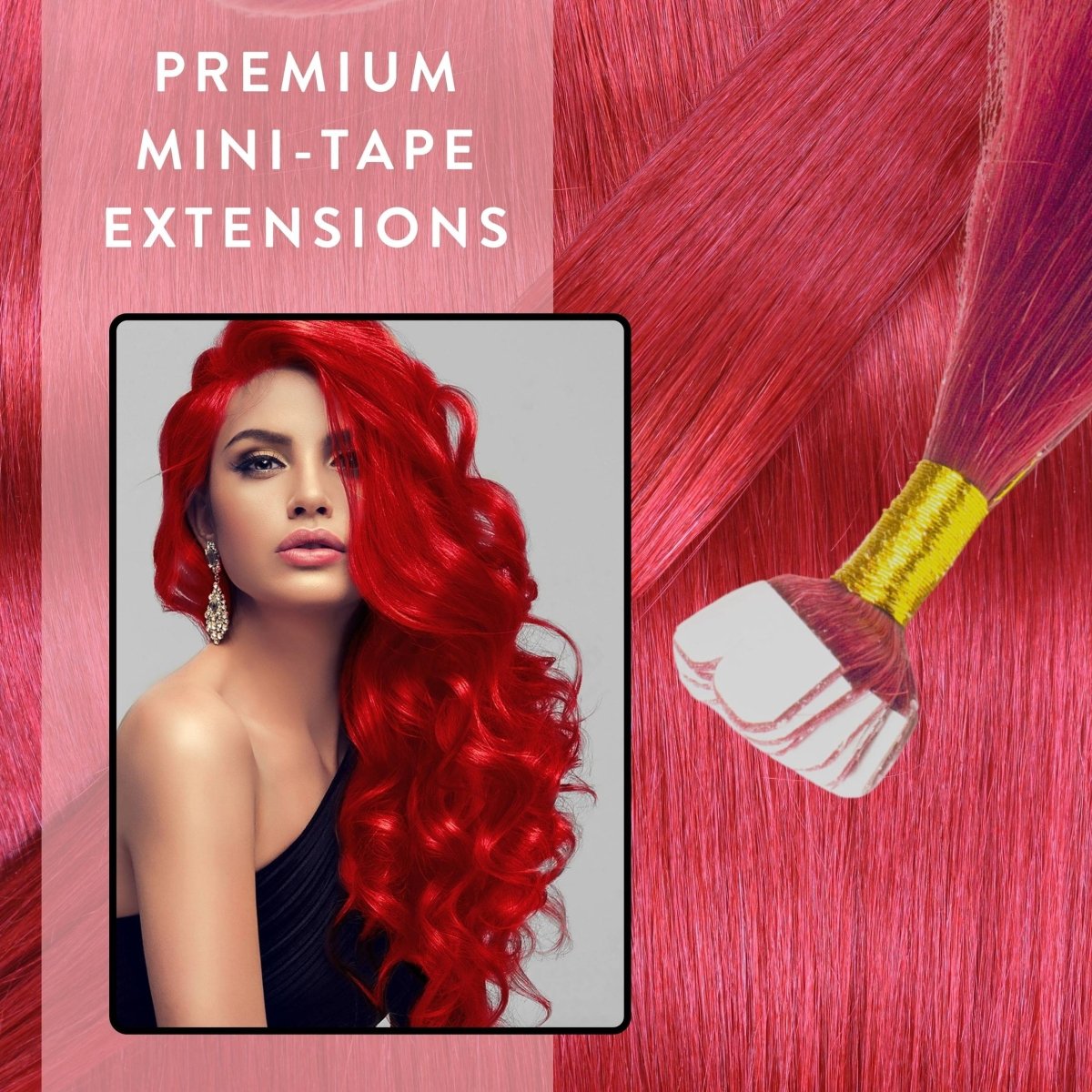 Premium Mini Tape Extensions aus Echthaar - Hair2Heart
