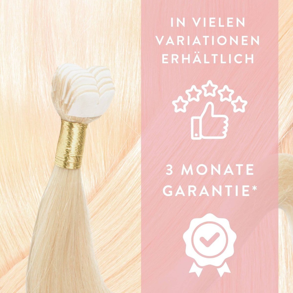 Premium Mini Tape Extensions aus Echthaar - Hair2Heart