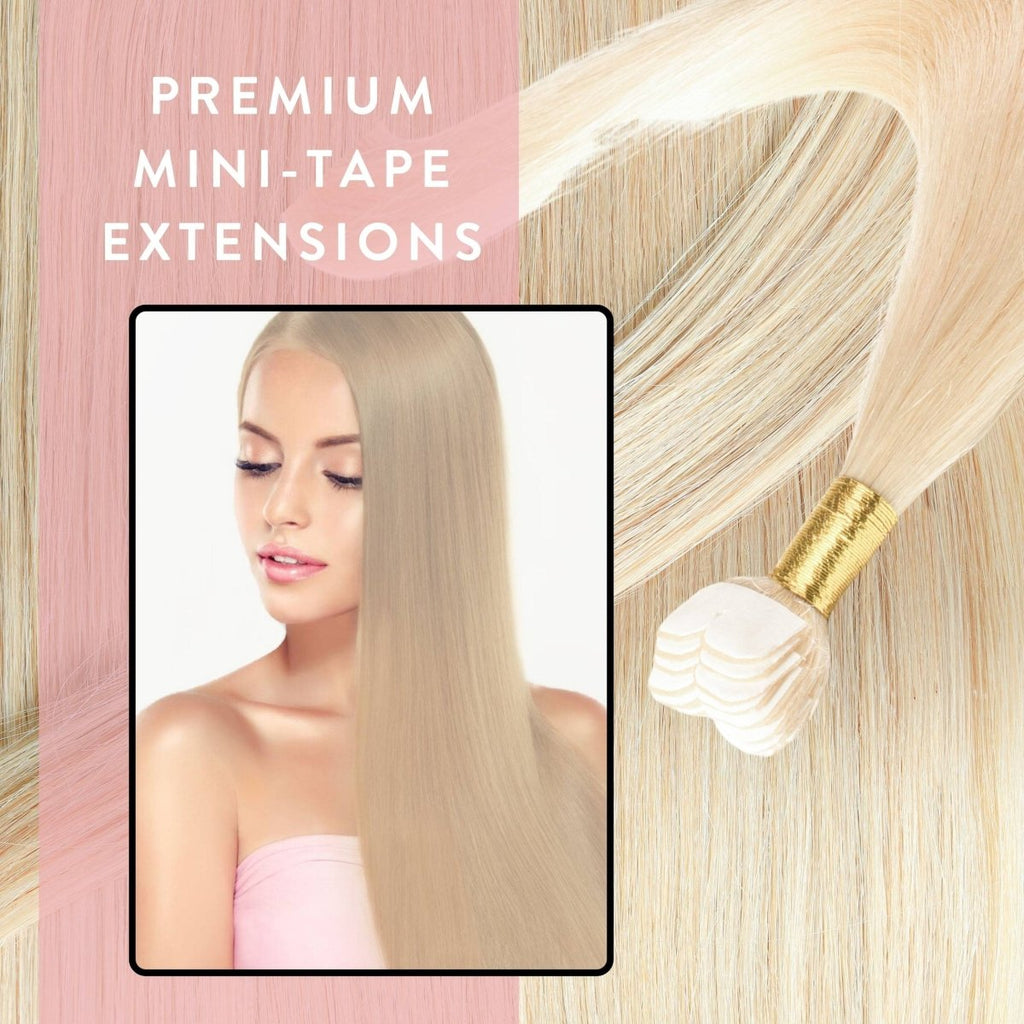 Premium Mini Tape Extensions aus Echthaar - Hair2Heart