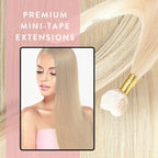 Premium Mini Tape Extensions aus Echthaar - Hair2Heart