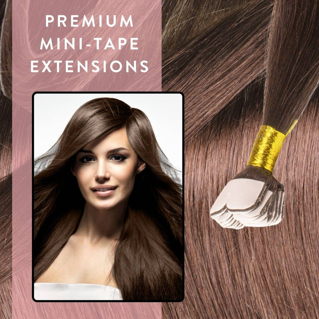 Premium Mini Tape Extensions aus Echthaar - Hair2Heart
