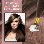 Premium Mini Tape Extensions aus Echthaar - Hair2Heart