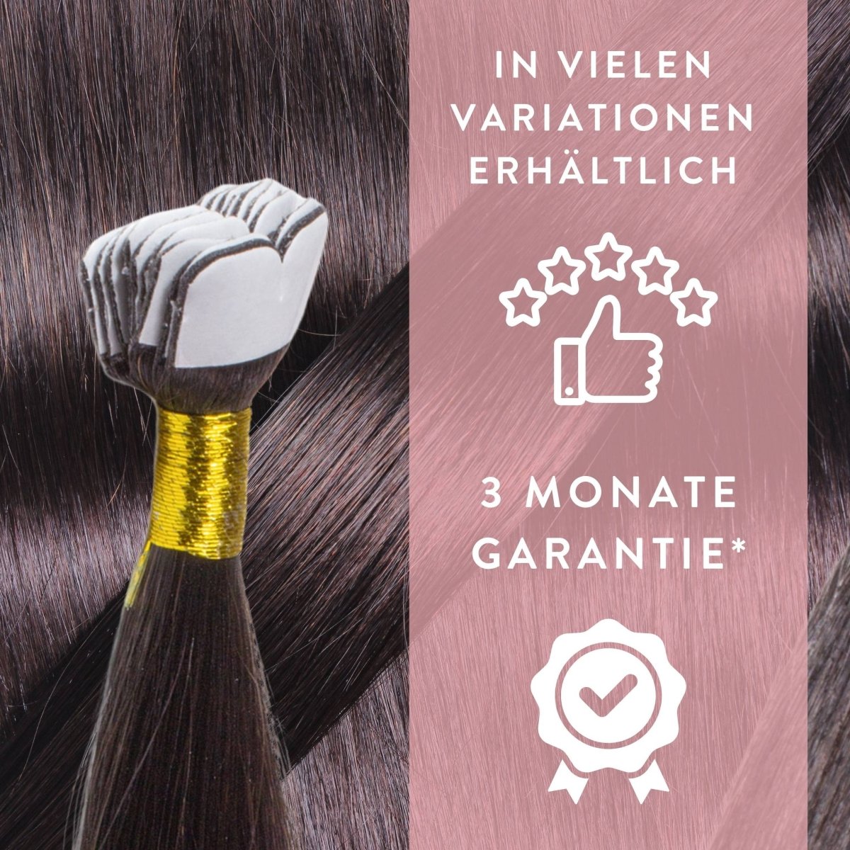 Premium Mini Tape Extensions aus Echthaar - Hair2Heart