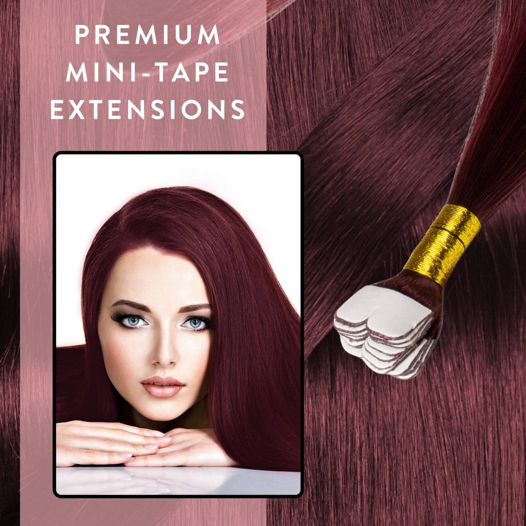 Premium Mini Tape Extensions aus Echthaar - Hair2Heart