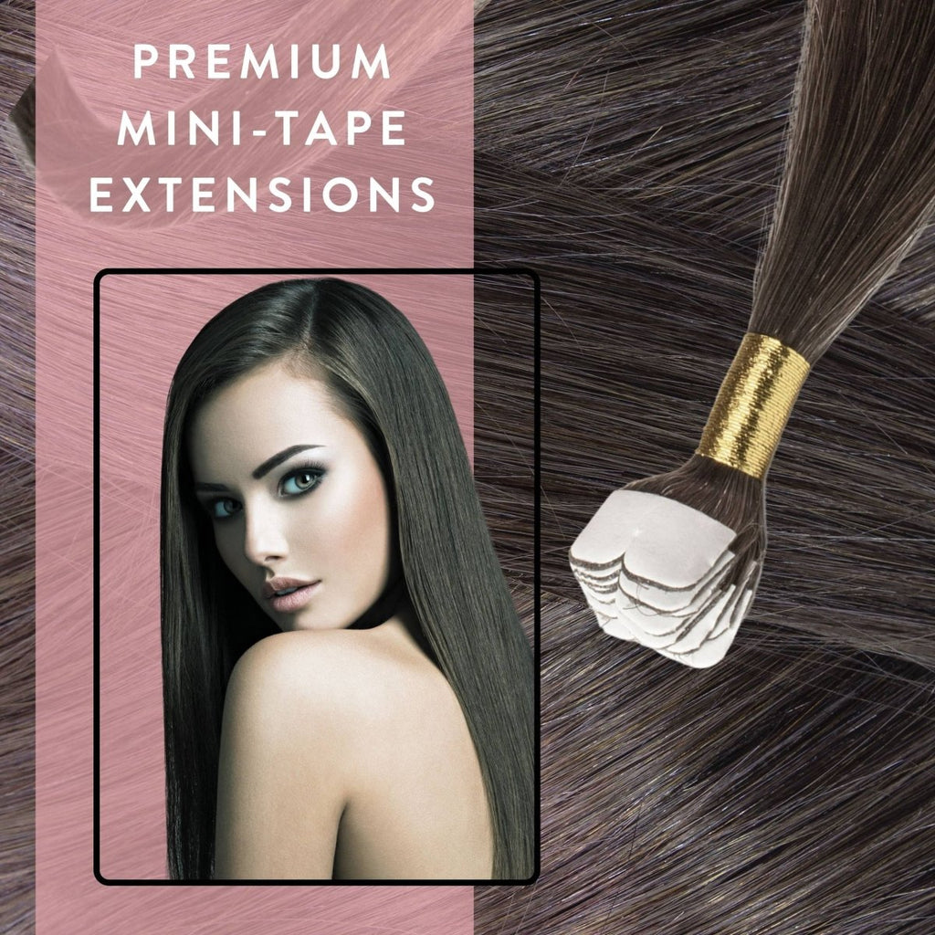 Premium Mini Tape Extensions aus Echthaar - Hair2Heart