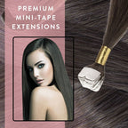 Premium Mini Tape Extensions aus Echthaar - Hair2Heart
