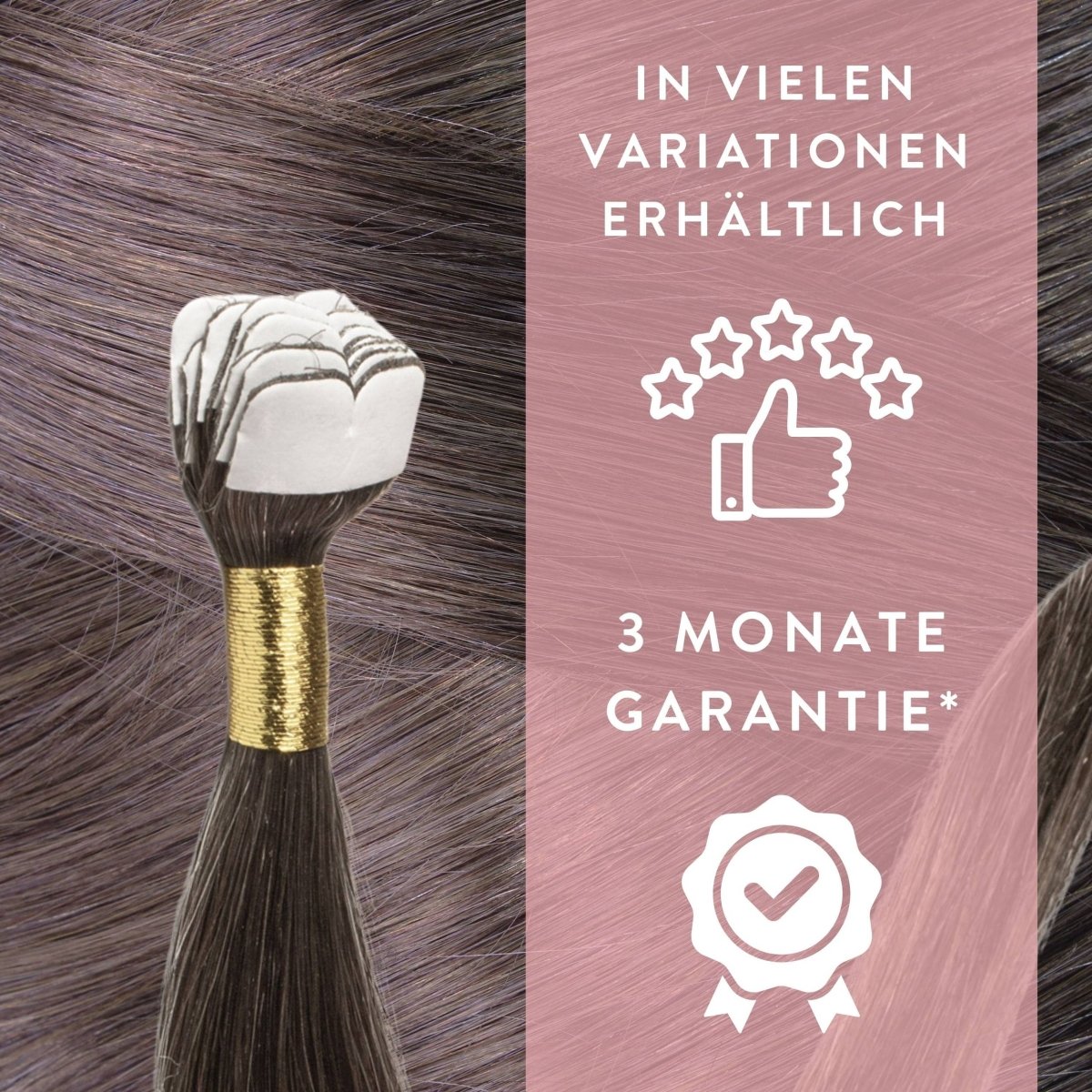Premium Mini Tape Extensions aus Echthaar - Hair2Heart