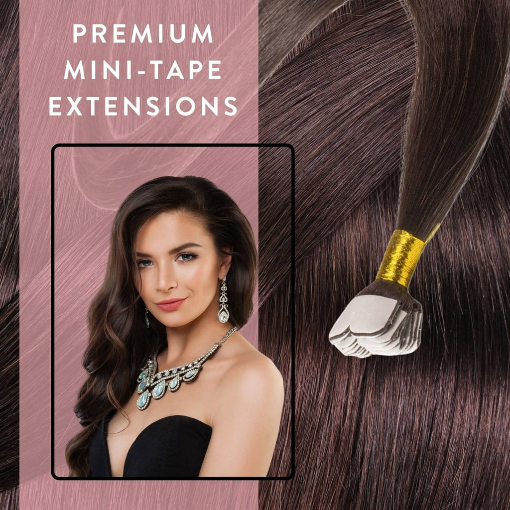 Premium Mini Tape Extensions aus Echthaar - Hair2Heart