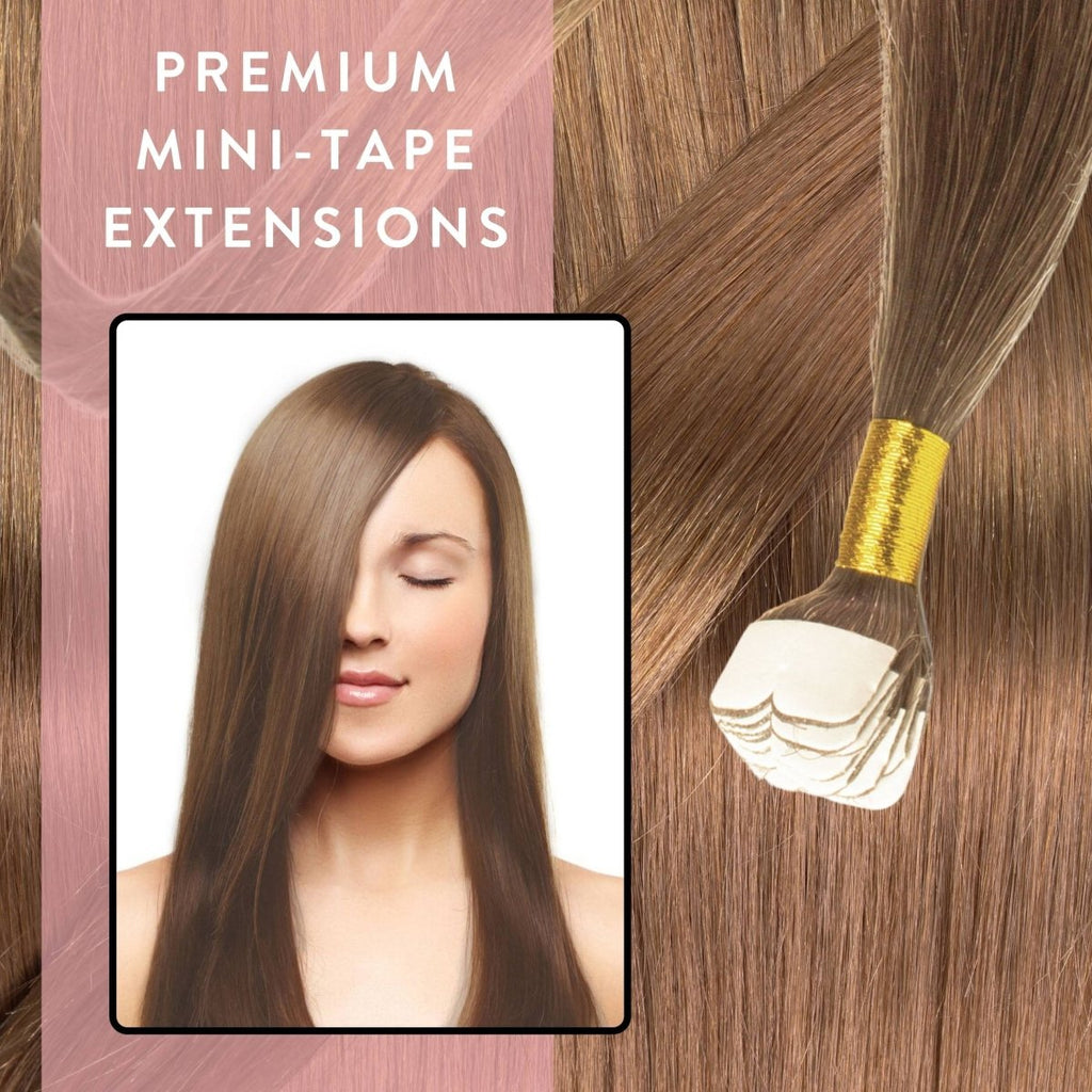 Premium Mini Tape Extensions aus Echthaar - Hair2Heart