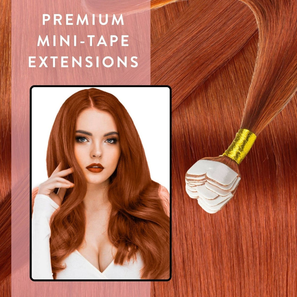 Premium Mini Tape Extensions aus Echthaar - Hair2Heart