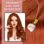 Premium Mini Tape Extensions aus Echthaar - Hair2Heart