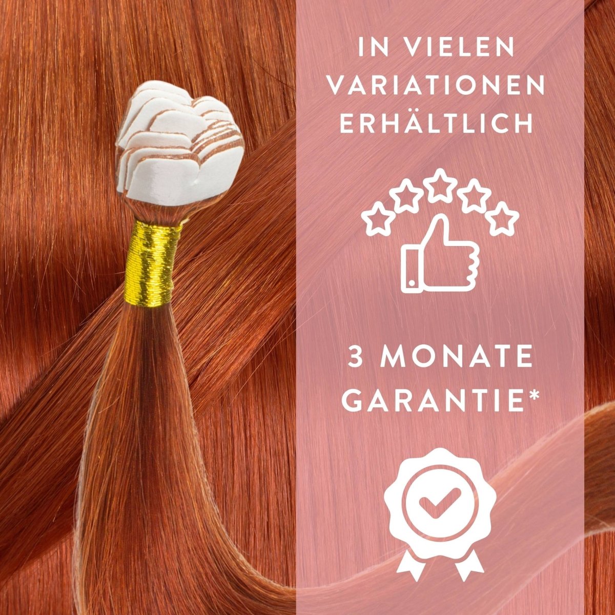 Premium Mini Tape Extensions aus Echthaar - Hair2Heart