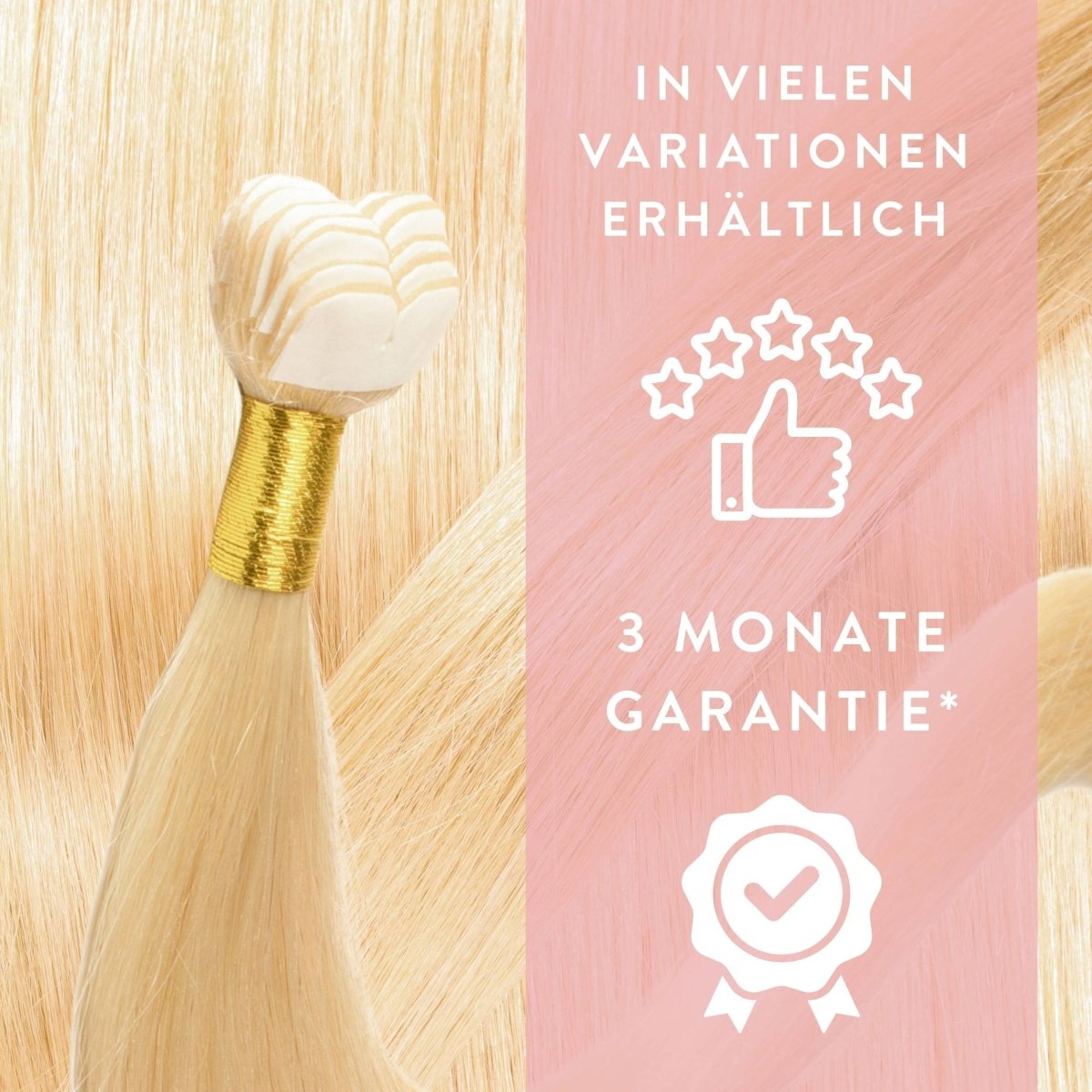 Premium Mini Tape Extensions aus Echthaar - Hair2Heart