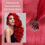 Premium Nanoring Extensions Echthaar - Hair2Heart