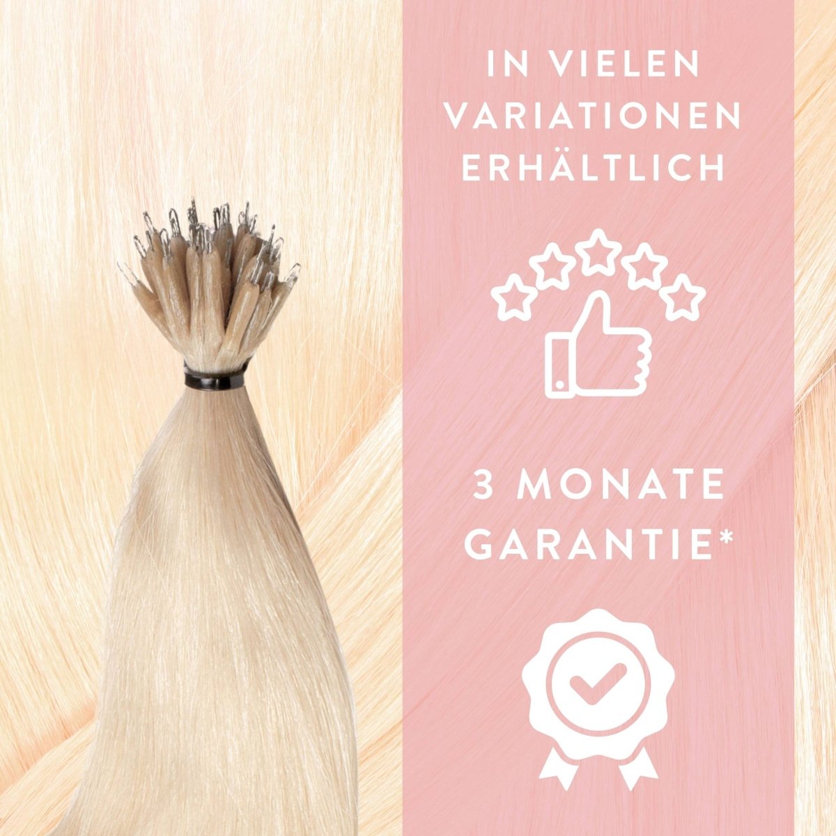 Premium Nanoring Extensions Echthaar - Hair2Heart