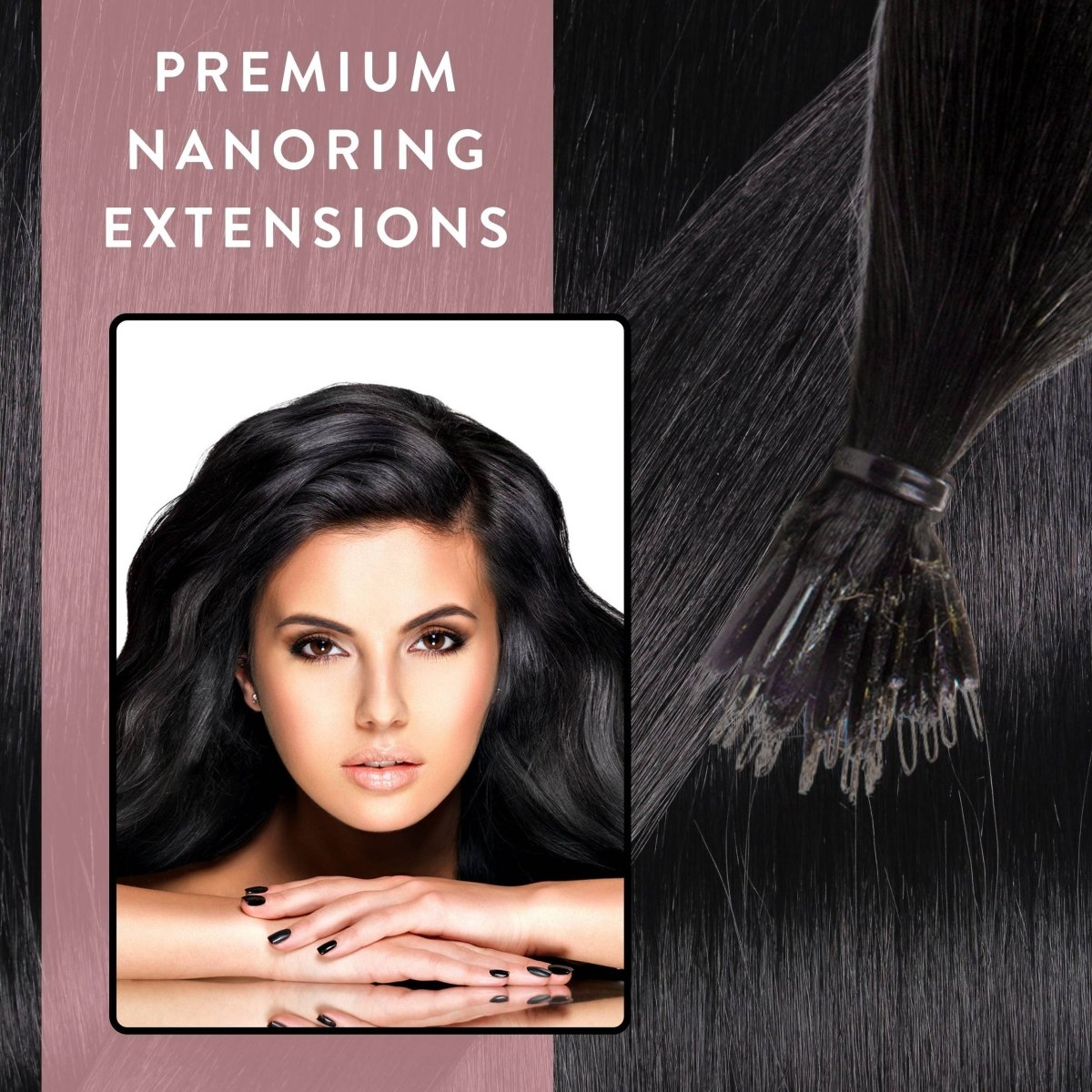 Premium Nanoring Extensions Echthaar - Hair2Heart