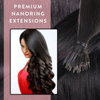 Premium Nanoring Extensions Echthaar - Hair2Heart