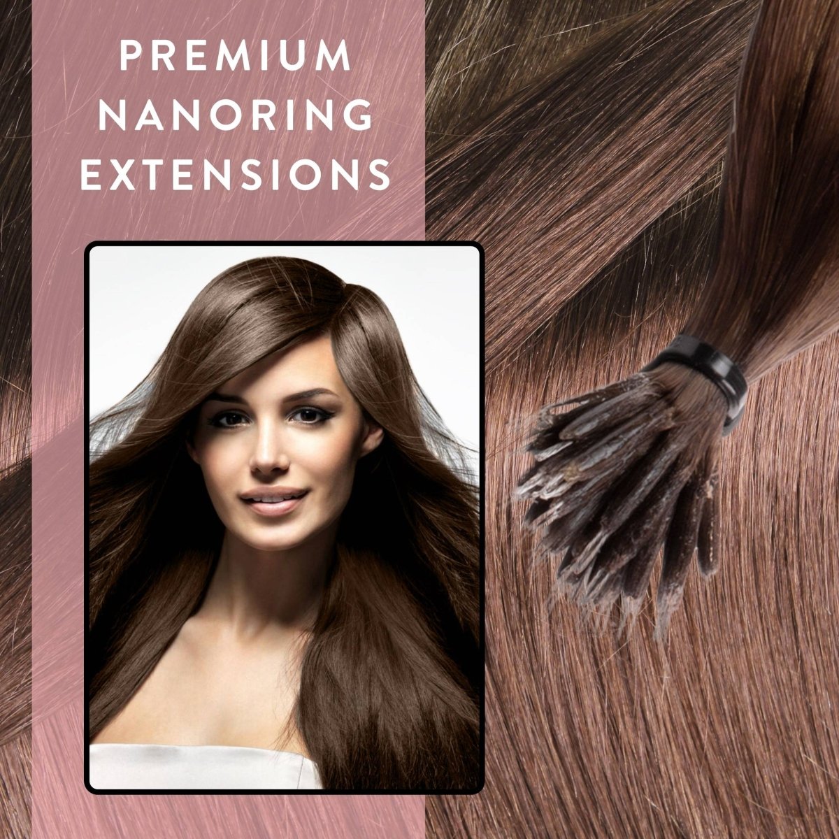 Premium Nanoring Extensions Echthaar - Hair2Heart