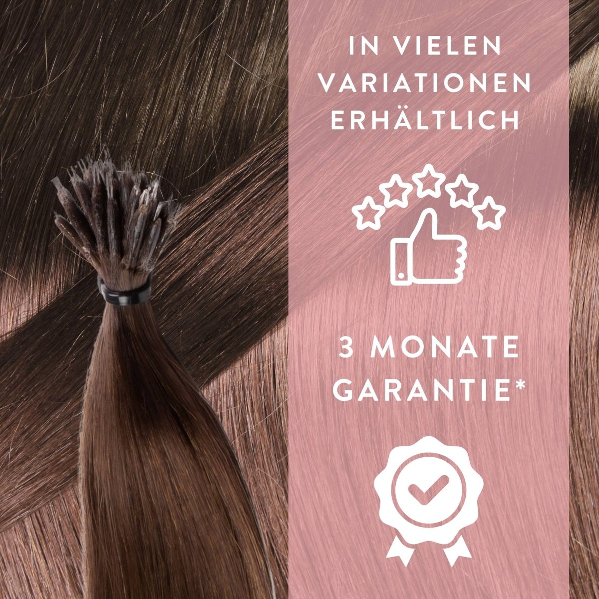 Premium Nanoring Extensions Echthaar - Hair2Heart