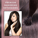 Premium Nanoring Extensions Echthaar - Hair2Heart