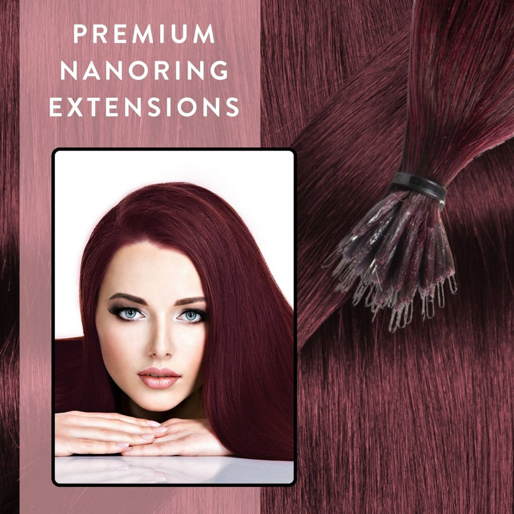 Premium Nanoring Extensions Echthaar - Hair2Heart