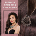 Premium Nanoring Extensions Echthaar - Hair2Heart