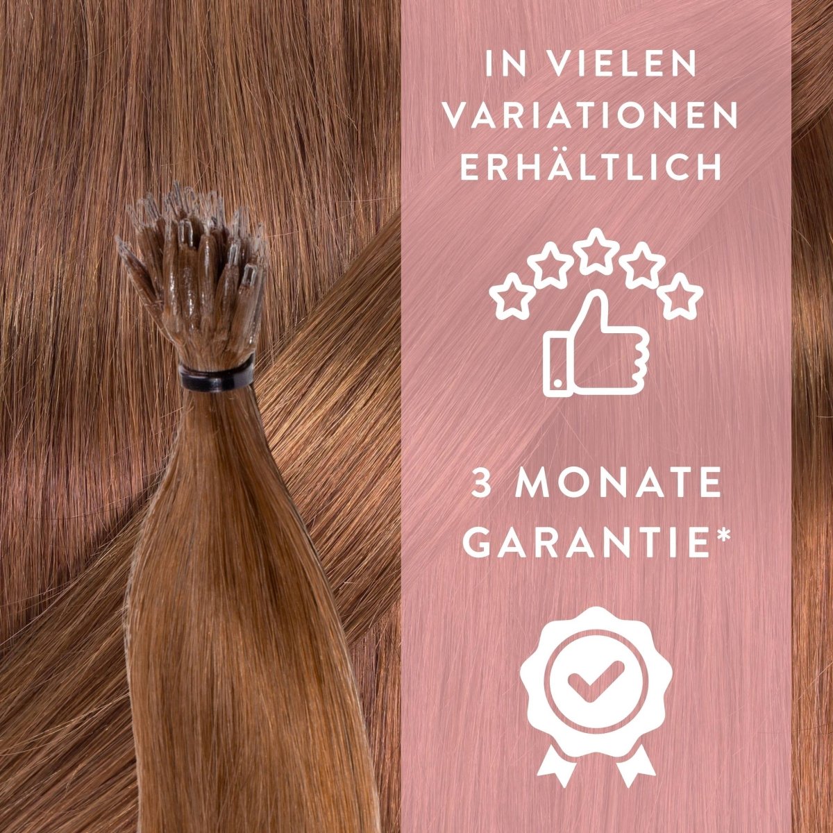 Premium Nanoring Extensions Echthaar - Hair2Heart