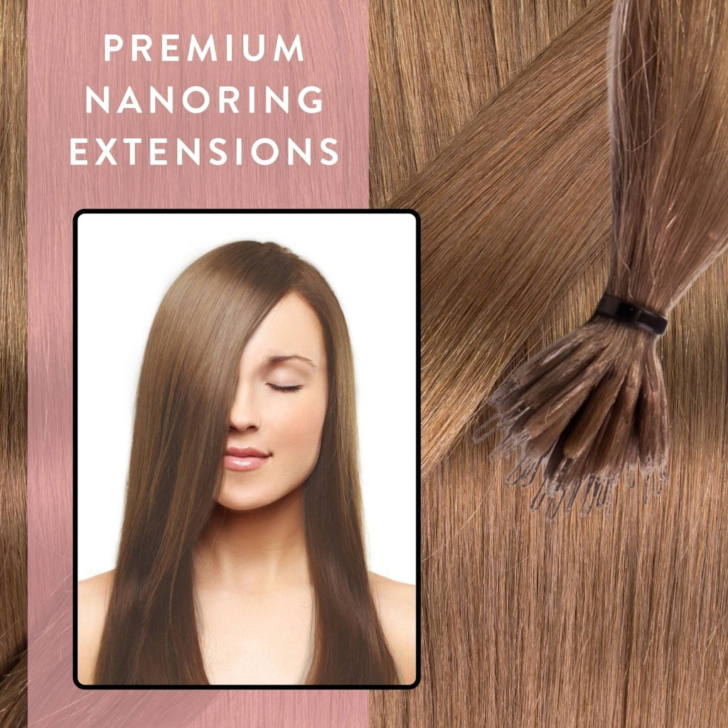 Premium Nanoring Extensions Echthaar - Hair2Heart