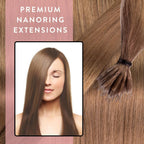 Premium Nanoring Extensions Echthaar - Hair2Heart