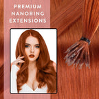Premium Nanoring Extensions Echthaar - Hair2Heart
