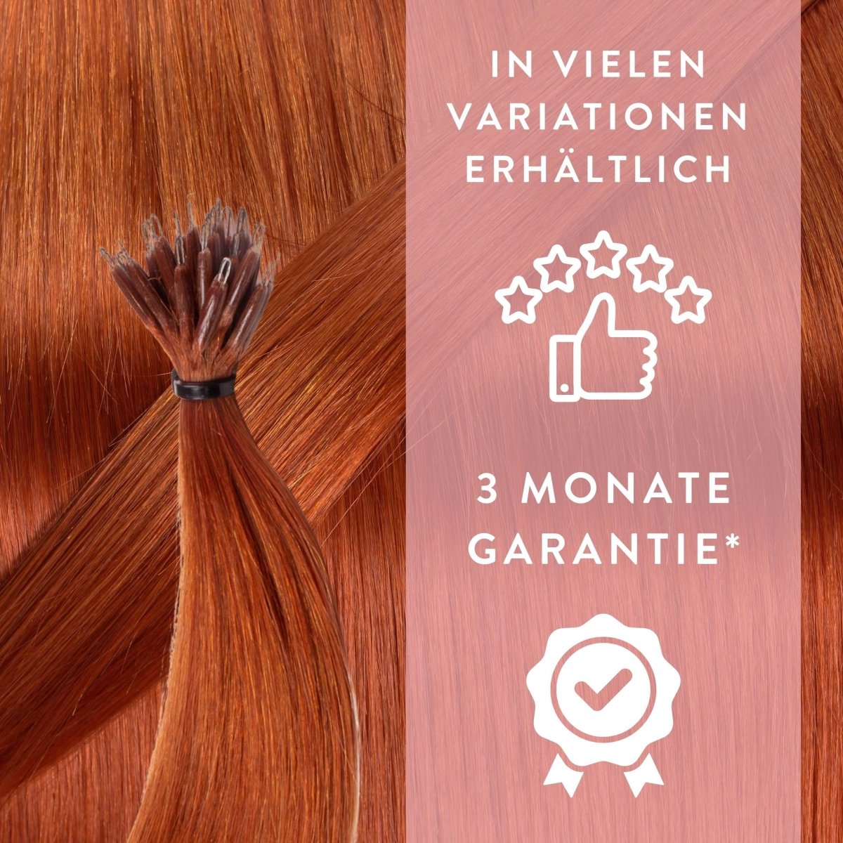 Premium Nanoring Extensions Echthaar - Hair2Heart