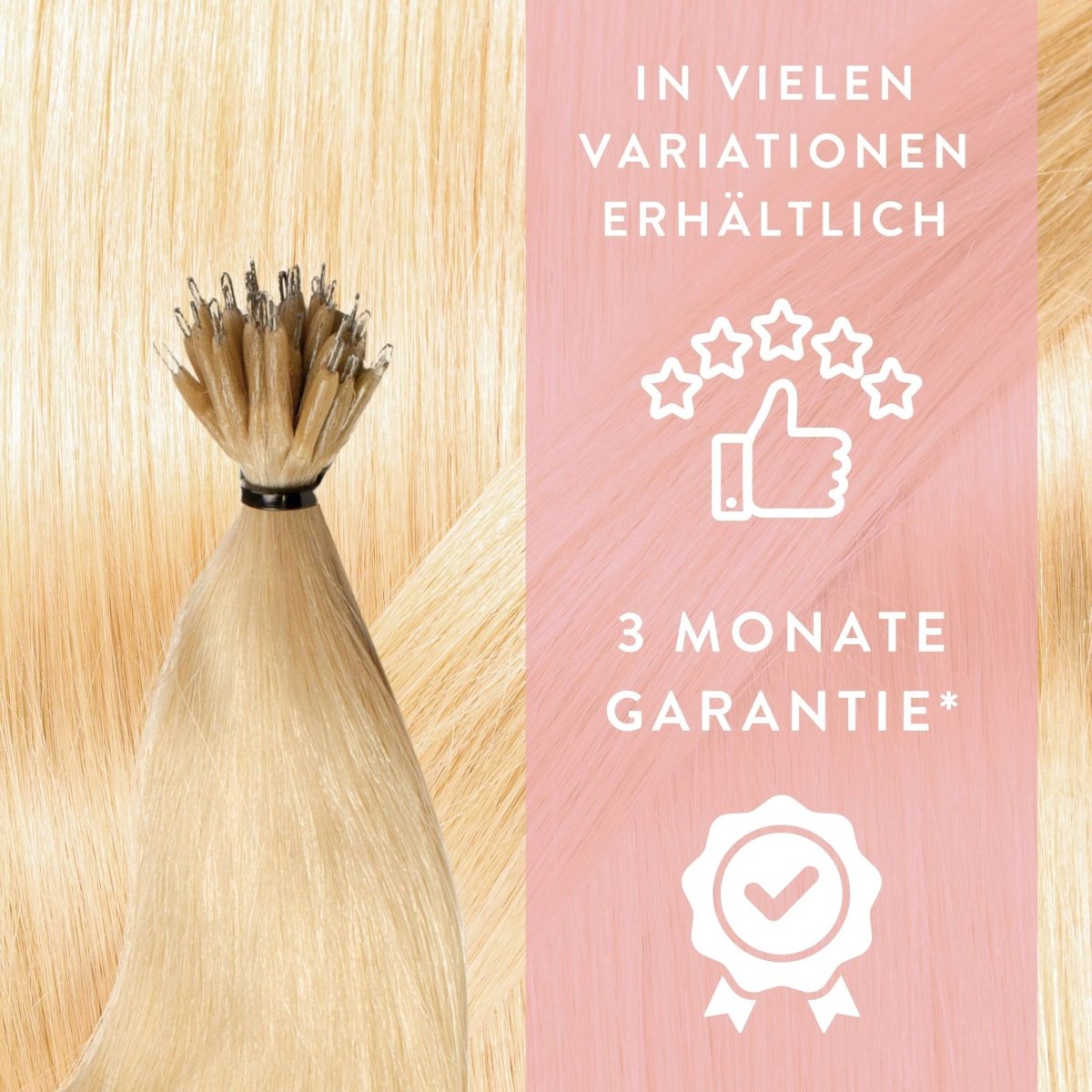 Premium Nanoring Extensions Echthaar - Hair2Heart