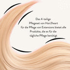 Pflegeset für Extensions aus Echthaar - Hair2Heart