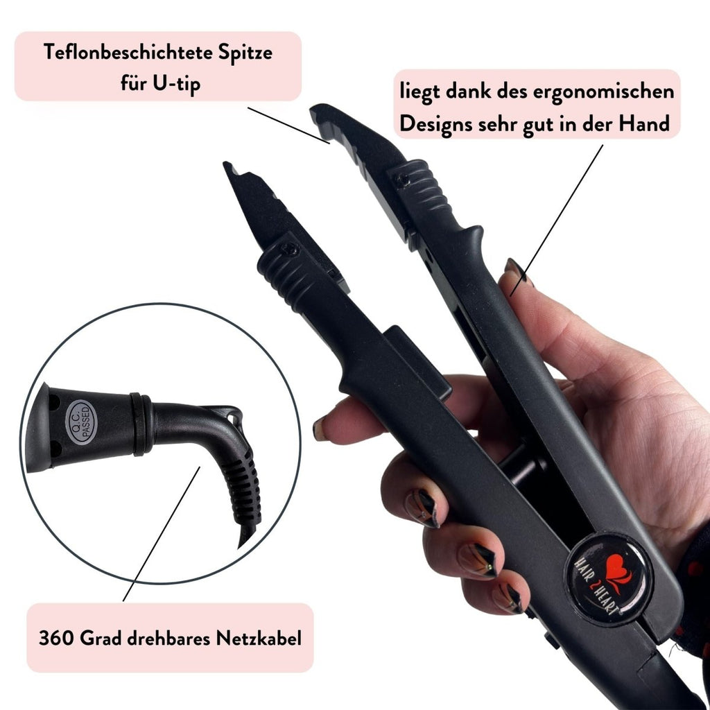 Rebonding Set für Bonding Extensions Werkzeug Zubehör - Hair2Heart
