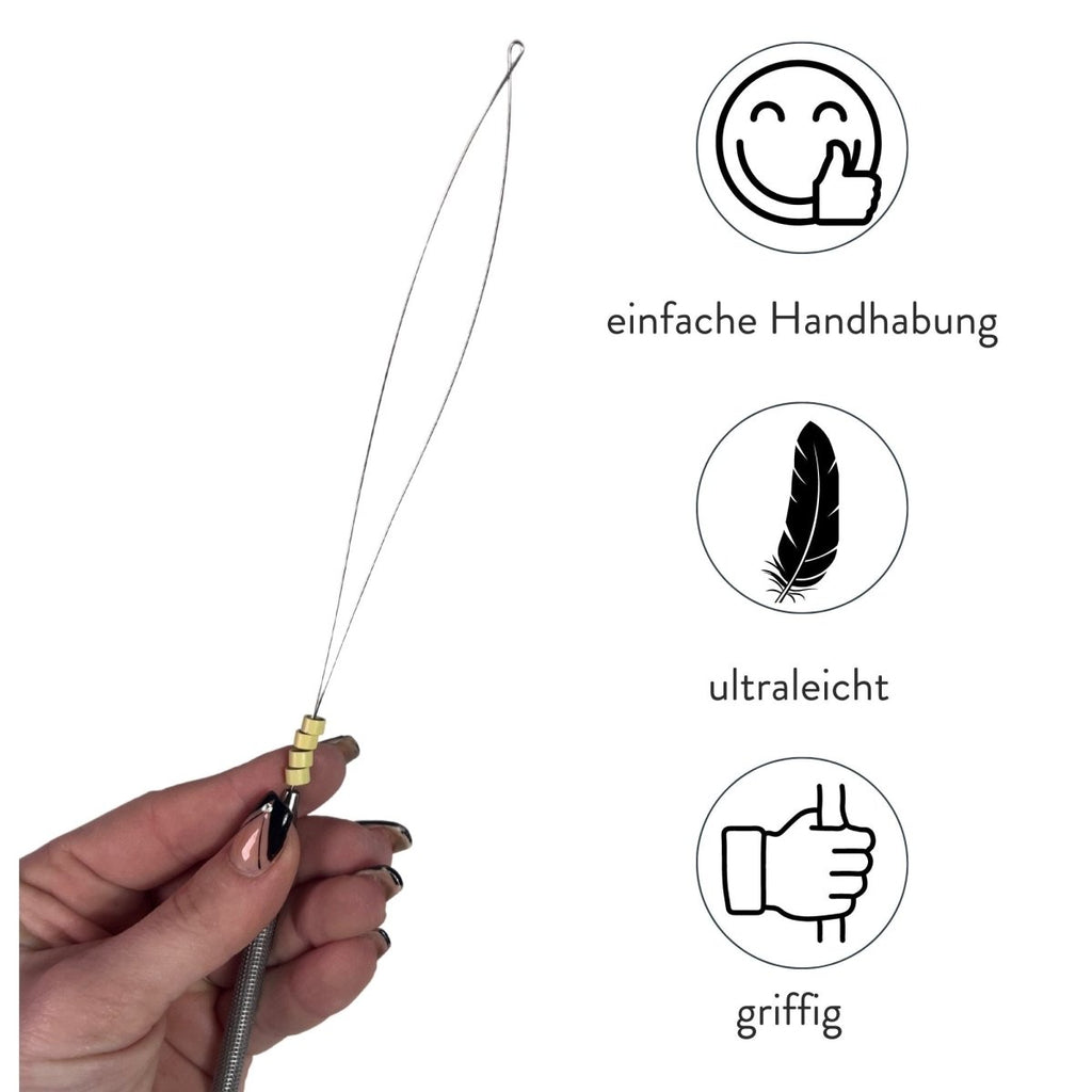 Einfädler für Microring oder Nanoring Extensions - Hair2Heart