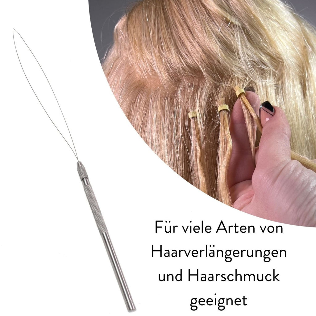 Einfädler für Microring oder Nanoring Extensions - Hair2Heart