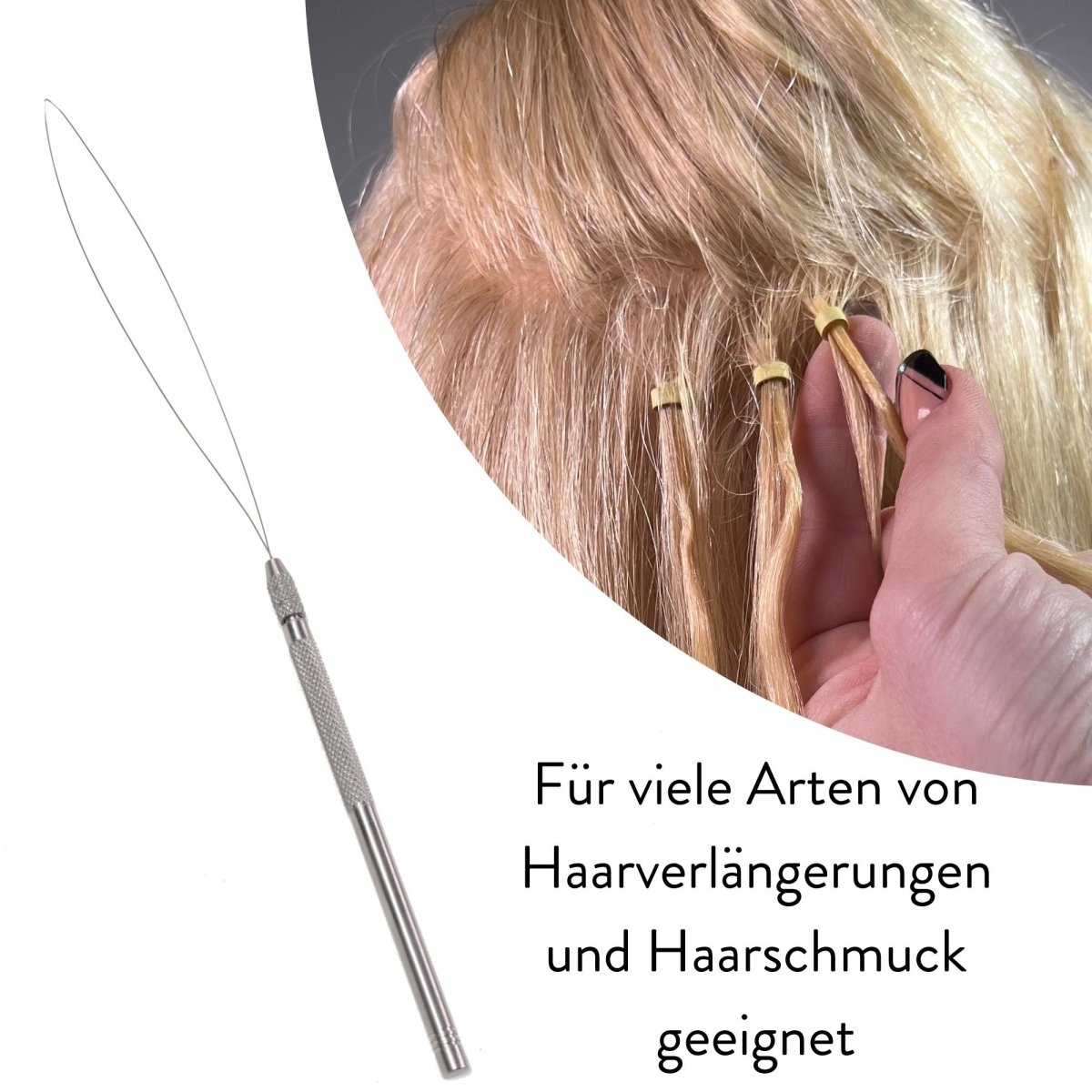 Einfädler für Microring oder Nanoring Extensions - Hair2Heart