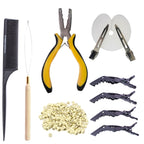 Microring Haarverlängerung Set für Microring Extensions aus Echthaar - Hair2Heart