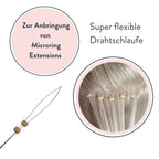 Microring Haarverlängerung Set für Microring Extensions aus Echthaar - Hair2Heart