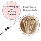 Microring Haarverlängerung Set für Microring Extensions aus Echthaar - Hair2Heart