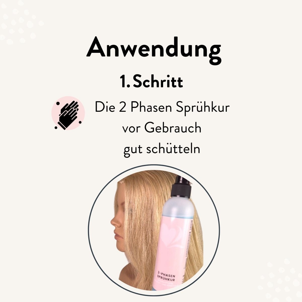 2-Phasen Sprühkur Echthaar Extensions - Hair2Heart